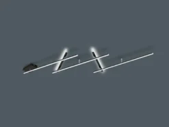LED Deckenschiene INDIRA Schwarz schwenkbar, Breite bis 245cm