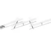 LED Deckenschiene INDIRA Silber schwenkbar bis 245cm breit