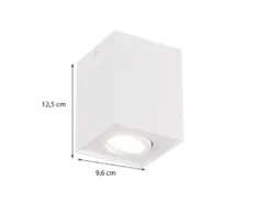 LED Deckenstrahler eckig Weiß, Breite 9,6cm