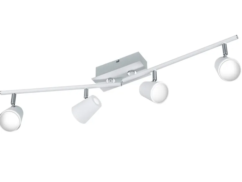 LED Deckenstrahler NARCOS 4-flammig Weiß, Breite 81,5cm