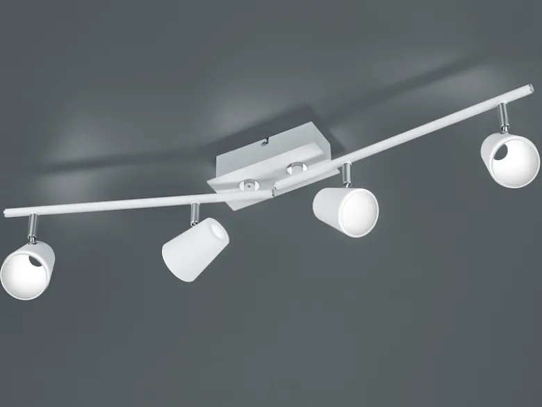 LED Deckenstrahler NARCOS 4-flammig Weiß, Breite 81,5cm