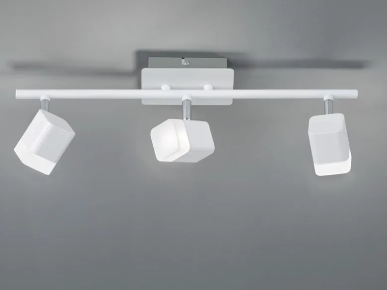 LED Deckenstrahler ROUBAIX 3-flammig Weiß matt, Breite 48cm