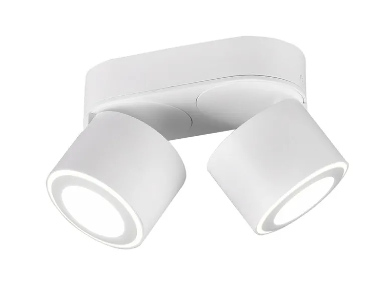 LED Deckenstrahler TAURUS 2-flammig Weiß, Breite 18cm