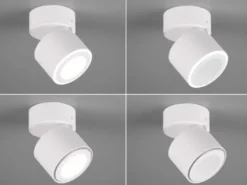 LED Deckenstrahler TAURUS 1-flammig Weiß, Ø 8,7cm