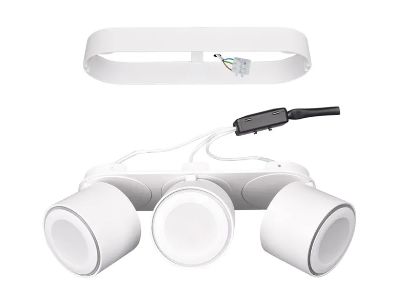 LED Deckenstrahler TAURUS 3-flammig Weiß, Breite 27,3cm