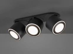 LED Deckenstrahler TAURUS 3-flammig Schwarz, Breite 27,3cm