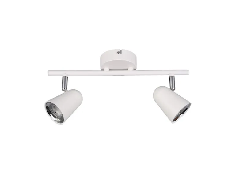 LED Deckenstrahler TOULOUSE Weiß 2-flammig, Breite 34cm