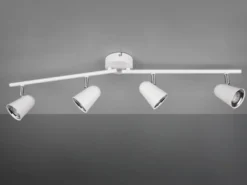 LED Deckenstrahler TOULOUSE Weiß 4-flammig, Arme schwenkbar, Breite 78cm