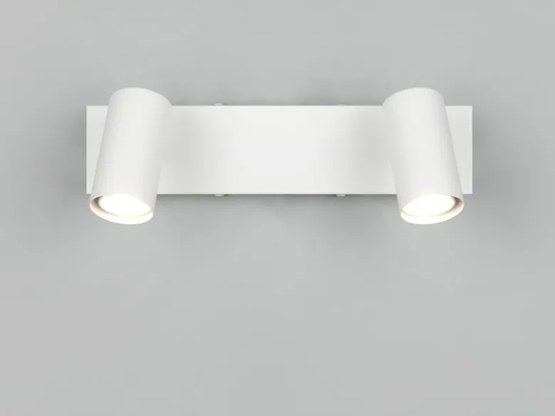 LED Deckenstrahler Weiß 2-flammig, Breite 26cm