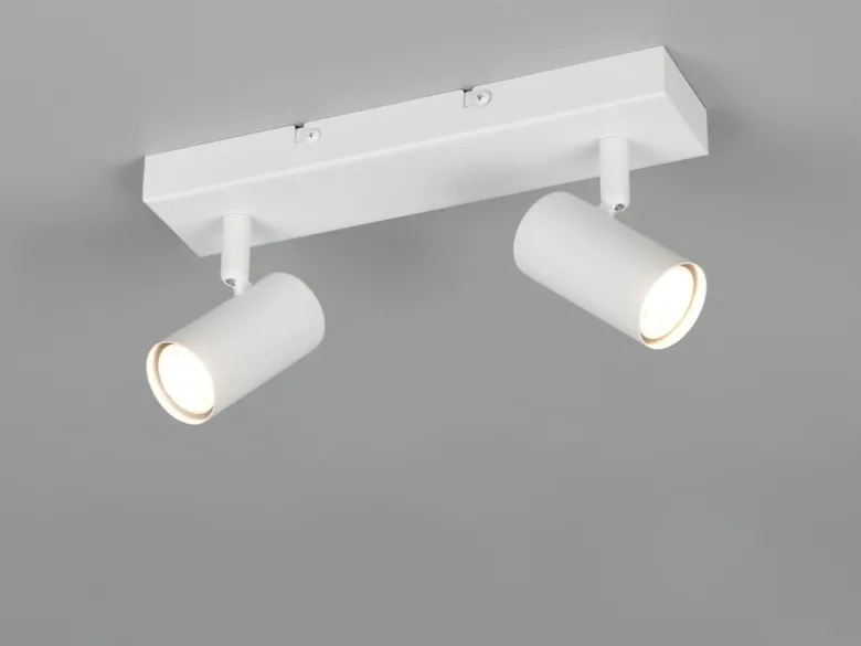 LED Deckenstrahler Weiß 2-flammig, Breite 26cm