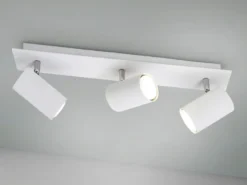 LED Deckenstrahler Weiß 3-flammig, Breite 48cm