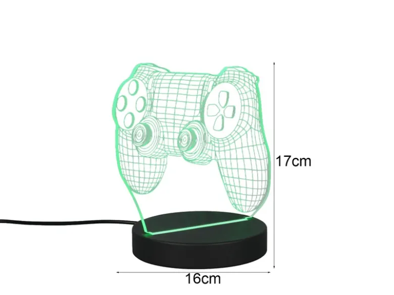 LED Designer Tischlampe JOY klein mit RGB Farbwechsel, Höhe 17cm