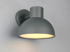 LED Downlight Außenwandleuchte Retro Style Anthrazit, Ø 20cm