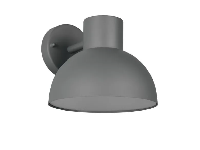 LED Downlight Außenwandleuchte Retro Style Anthrazit, Ø 20cm