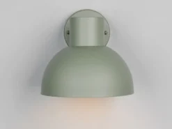 LED Downlight Außenwandleuchte Retro Style Grün, Ø 20cm