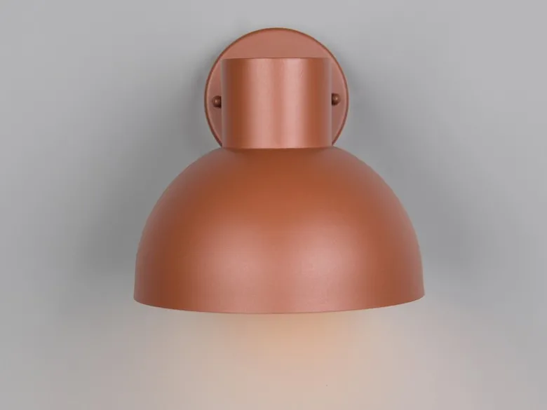 LED Downlight Außenwandleuchte Retro Style Apricot, Ø 20cm