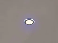 LED Einbaustrahler ARGUS Chrom mit Fernbedienung dimmbar & RGBW, Ø 8cm