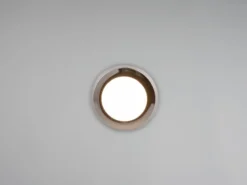 LED Einbaustrahler ARGUS Chrom mit Fernbedienung dimmbar & RGBW, Ø 8cm
