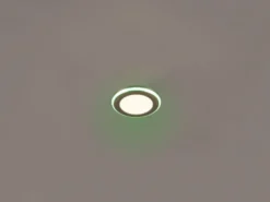 LED Einbaustrahler ARGUS Chrom mit Fernbedienung dimmbar & RGBW, Ø 8cm
