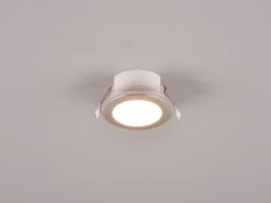 LED Einbaustrahler ARGUS Chrom mit Fernbedienung dimmbar & RGBW, Ø 8cm