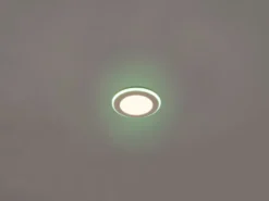 LED Einbaustrahler ARGUS Weiß mit Fernbedienung dimmbar & RGBW, Ø 8cm