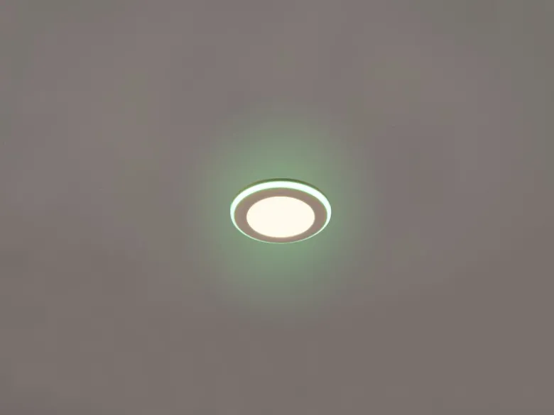LED Einbaustrahler ARGUS Weiß mit Fernbedienung dimmbar & RGBW, Ø 8cm