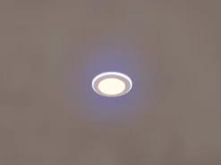 LED Einbaustrahler ARGUS Weiß mit Fernbedienung dimmbar & RGBW, Ø 8cm