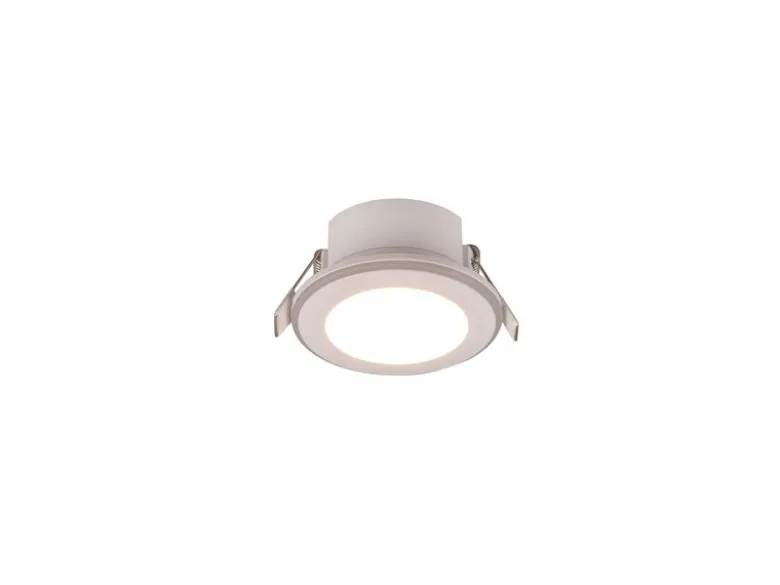 LED Einbaustrahler ARGUS Weiß mit Fernbedienung dimmbar & RGBW, Ø 8cm
