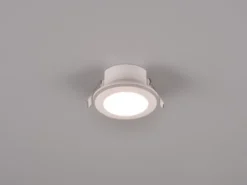 LED Einbaustrahler ARGUS Weiß mit Fernbedienung dimmbar & RGBW, Ø 8cm