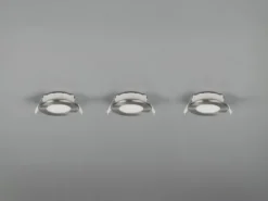 LED Einbaustrahler 6er Set, dimmbar, 2 Lichtfarben für Badezimmer, Ø 8,5cm