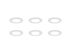 LED Einbaustrahler 6er Set, dimmbar, 2 Lichtfarben für Badezimmer, Ø 8,5cm