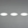 LED Einbaustrahler HIMAL 3er Set, dimmbar, 2 Lichtfarben für Badezimmer, Ø 8,5cm