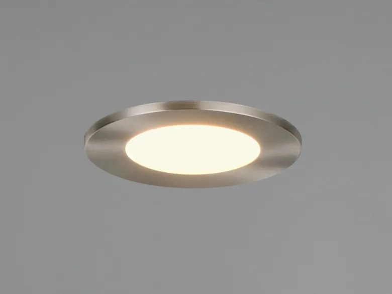 LED Einbaustrahler HIMAL 230V dimmbar mit 2 Lichtfarben für Badezimmer, Ø 8,5cm