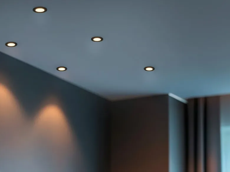 LED Einbaustrahler HIMAL 230V dimmbar mit 2 Lichtfarben für Badezimmer, Ø 8,5cm