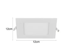 LED Einbaustrahler KIBO 230V mit 3 Lichtfarben inklusive Tageslichtweiß, B: 12cm