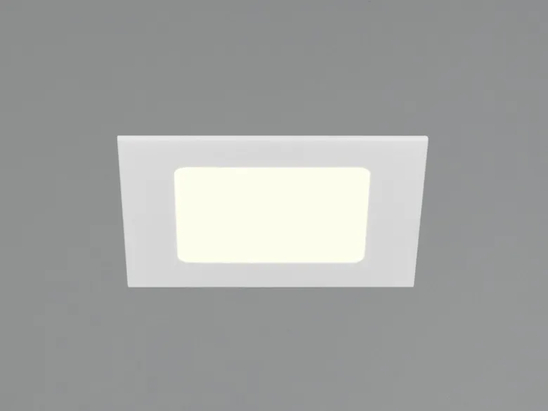 LED Einbaustrahler KIBO 230V mit 3 Lichtfarben inklusive Tageslichtweiß, B: 12cm