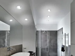 LED Einbaustrahler PAMIR dimmbar rund Ø8,5cm schwenkbar Silber matt