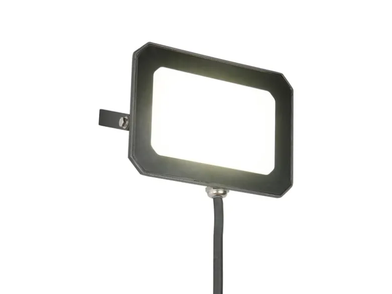 LED Flutlichtstrahler FUNCHAL 30W Aluminium Schwarz, IP65, Breite 14,5cm