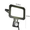 LED Flutlichtstrahler FUNCHAL 30W mit Bewegungsmelder, IP44, Breite 14,5cm