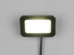 LED Flutlichtstrahler FUNCHAL 20W Aluminium Schwarz, IP65, Breite 12cm