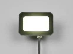 LED Flutlichtstrahler FUNCHAL 20W Aluminium Schwarz, IP65, Breite 12cm