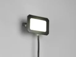 LED Flutlichtstrahler FUNCHAL 20W Aluminium Schwarz, IP65, Breite 12cm