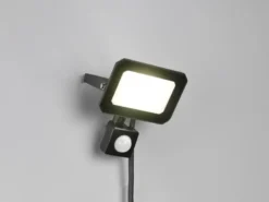 LED Flutlichtstrahler FUNCHAL 20W mit Bewegungsmelder, IP44, Breite 12cm