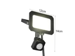 LED Flutlichtstrahler mit Bewegungsmelder 20W, IP44, mit Anschlussbox