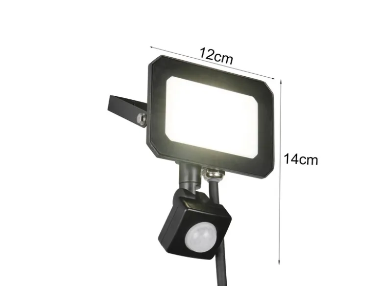 LED Flutlichtstrahler mit Bewegungsmelder 20W, IP44, mit Anschlussbox