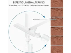LED Flutlichtstrahler mit Bewegungsmelder Weiß, 20 Watt, IP54
