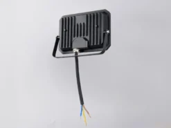 LED Flutlichtstrahler 30W, Aluminium Schwarz, IP65, mit Anschlussbox