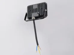 LED Flutlichtstrahler 20W, Aluminium Schwarz, IP65, mit Anschlussbox