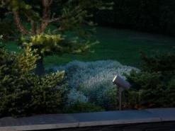 LED Garten Baumstrahler ANDRIA mit Erdspieß, 12V Trafo & 10mtr. Kabel, 27cm hoch