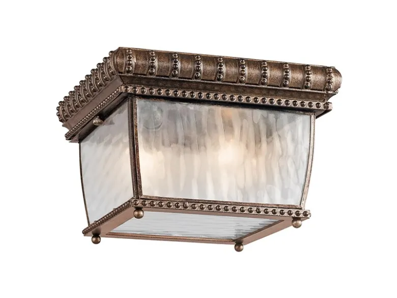 LED Historische Außen Deckenleuchte Bronze, Ø23,5cm